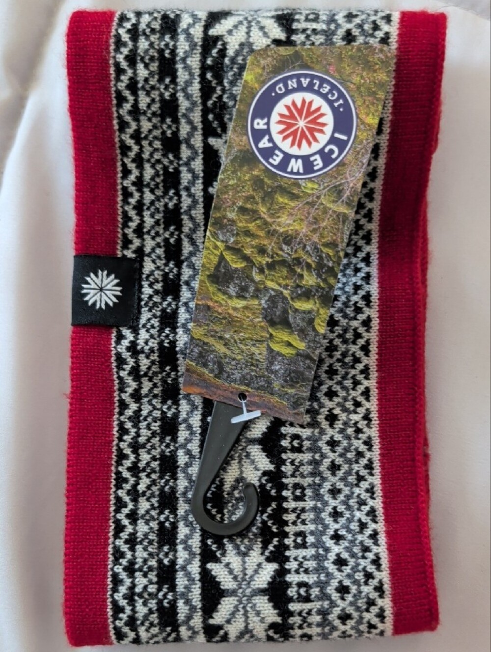 Red & Black Fair Isle Headband - Picture 3 of 3